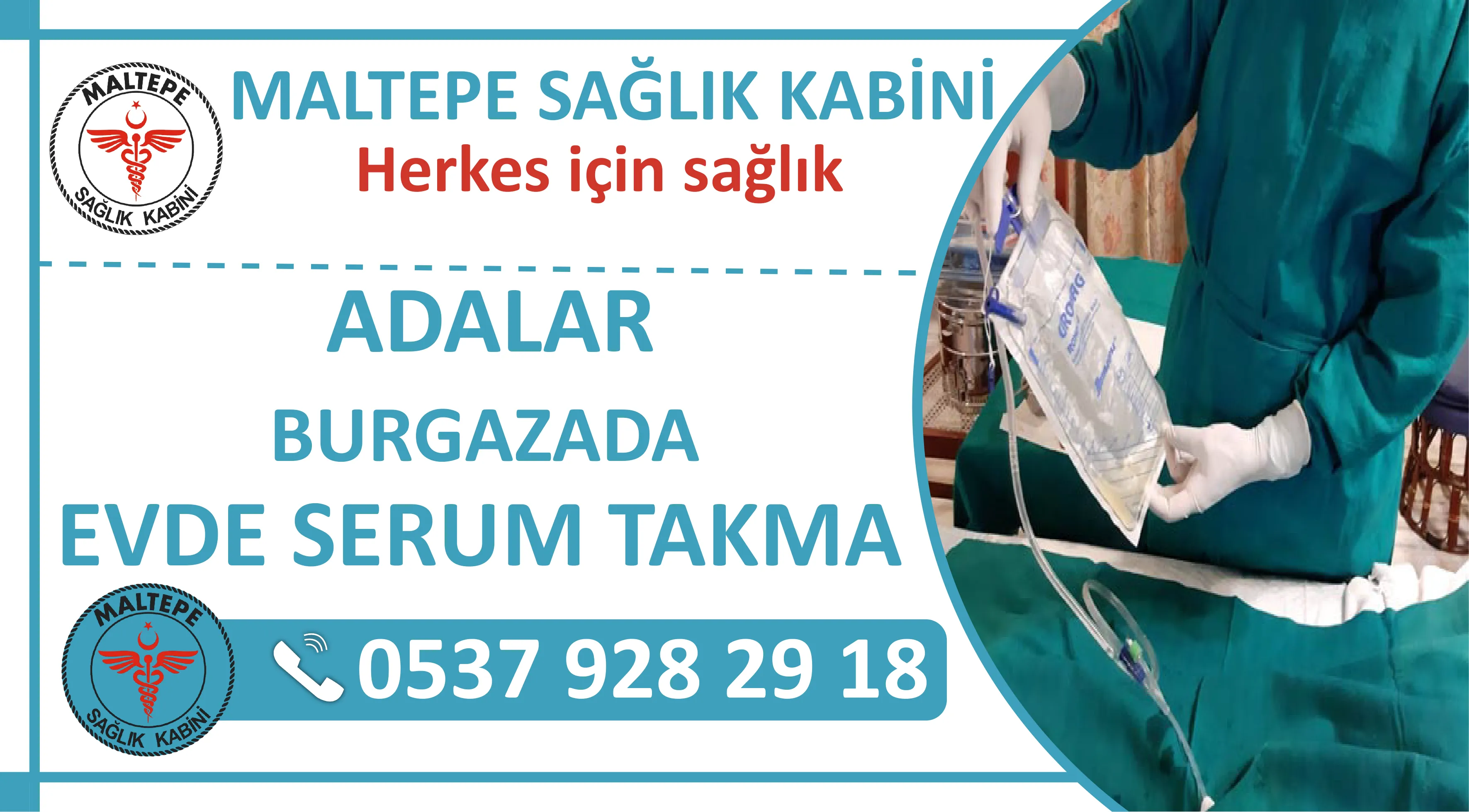 Adalar Burgazada Mahallesi Evde Serum Takma Hizmeti