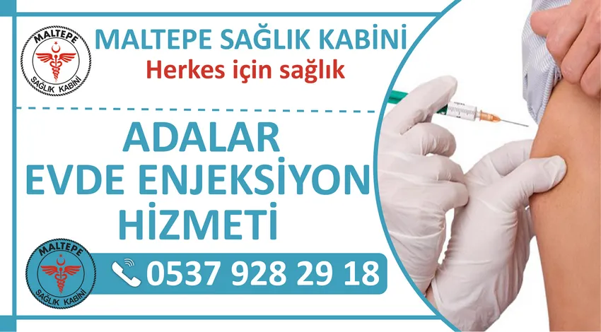 Adalar Evde Enjeksiyon Hizmeti ve Adalar Evde iğne hizmeti veren hemşire