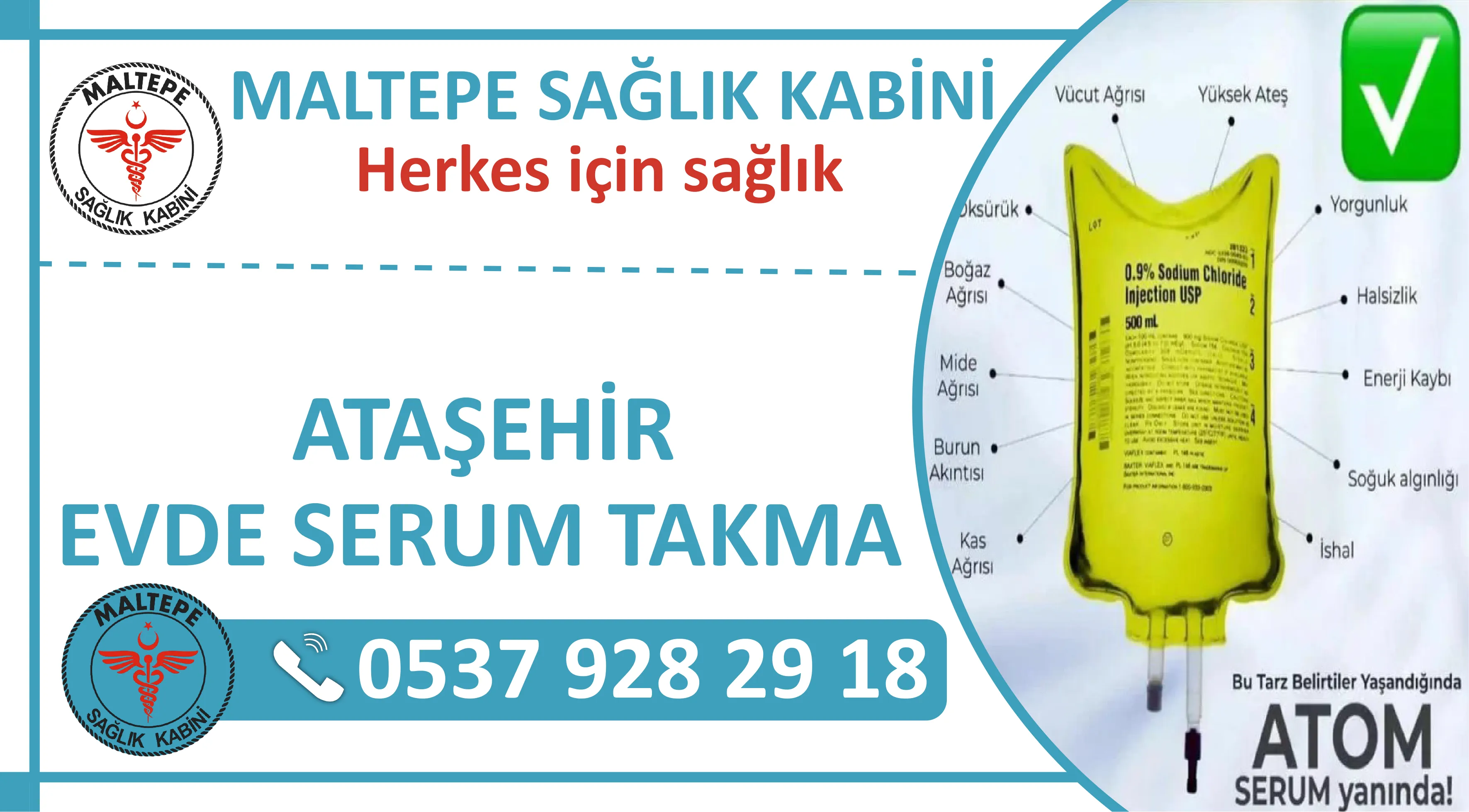 Ataşehir Evde Serum Takma Hizmeti