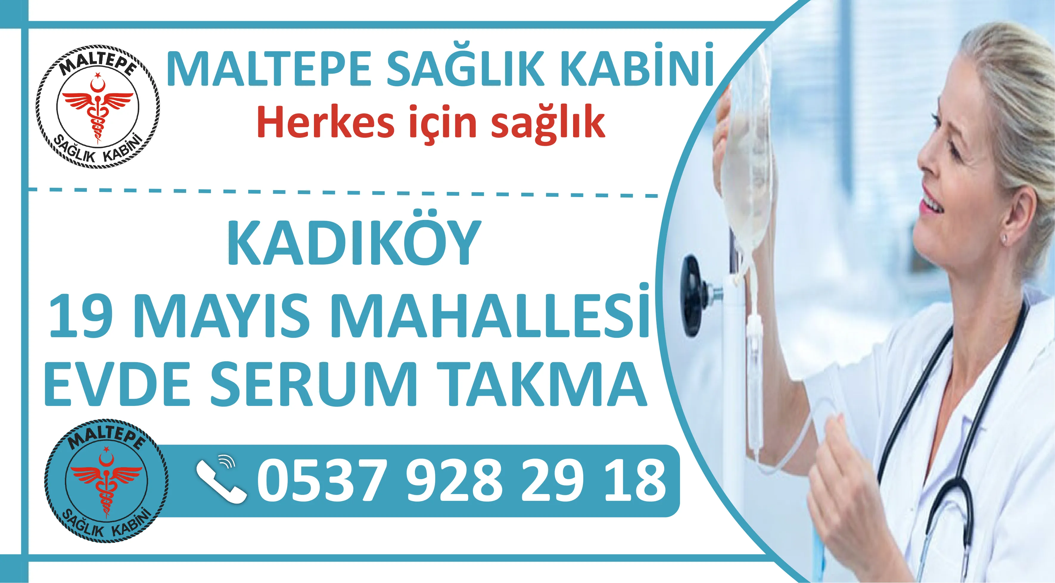 Kadıköy 19 Mayıs Mahallesi Evde Serum Takma Hizmeti