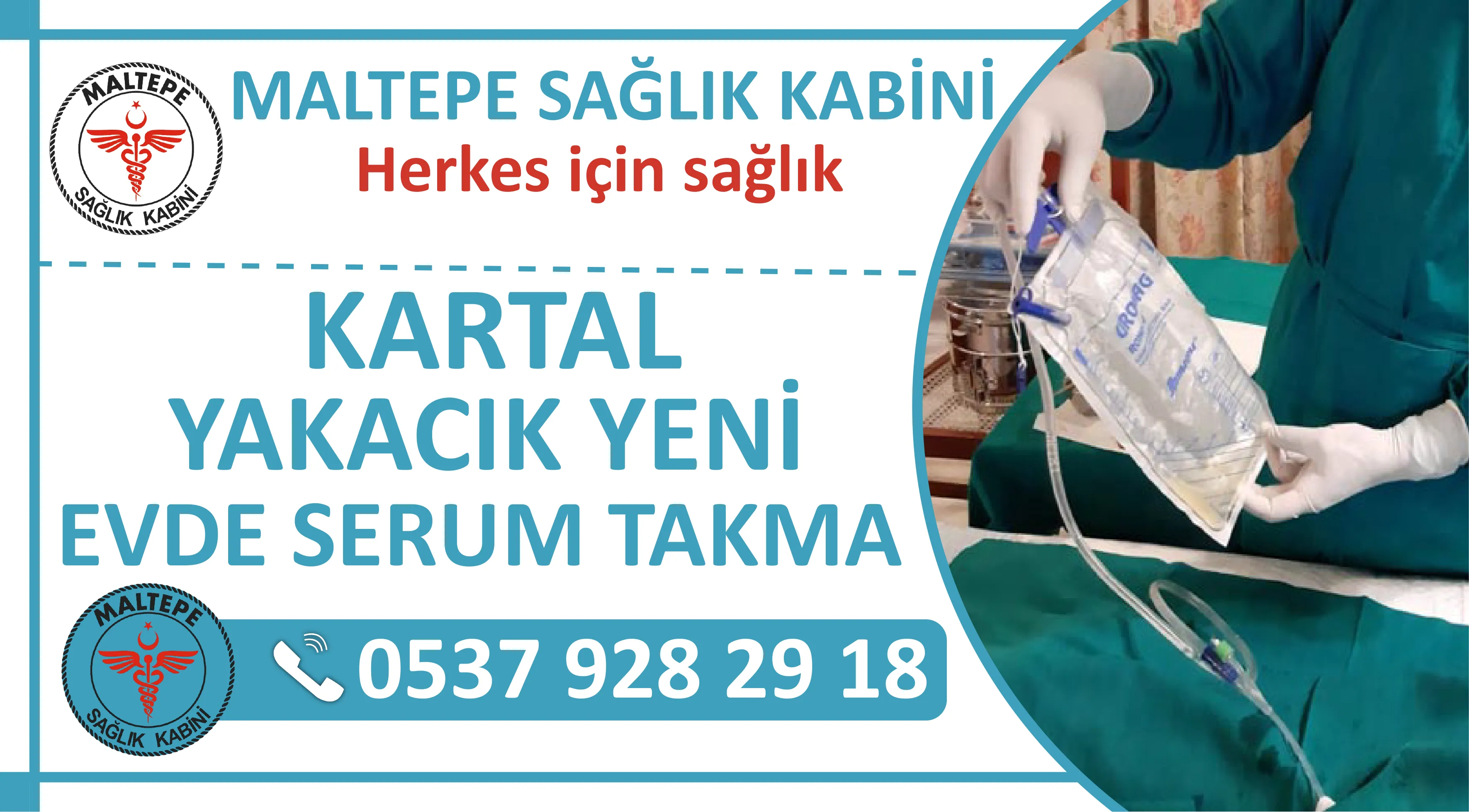 Kartal Yakacık Yeni Mahallesi Evde Serum Takma Hizmeti