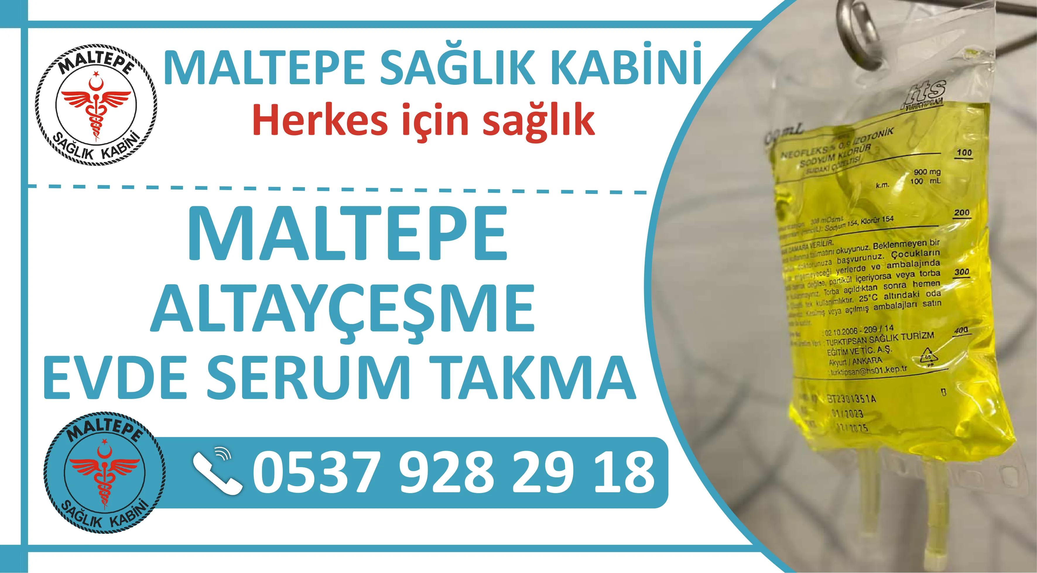 Maltepe Altayçeşme Mahallesi Evde Serum Takma Hizmeti