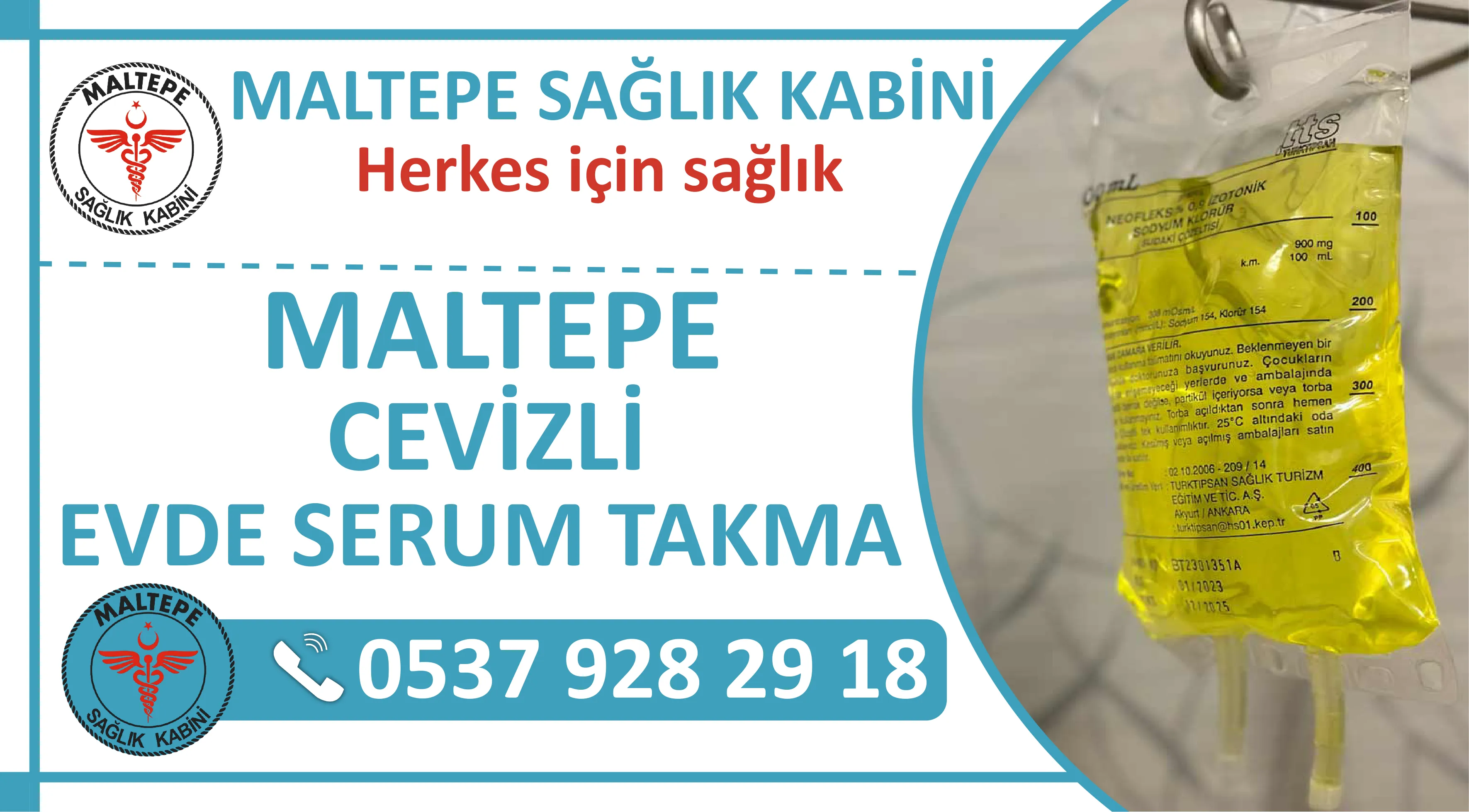 Maltepe Cevizli Mahallesi Evde Serum Takma Hizmeti