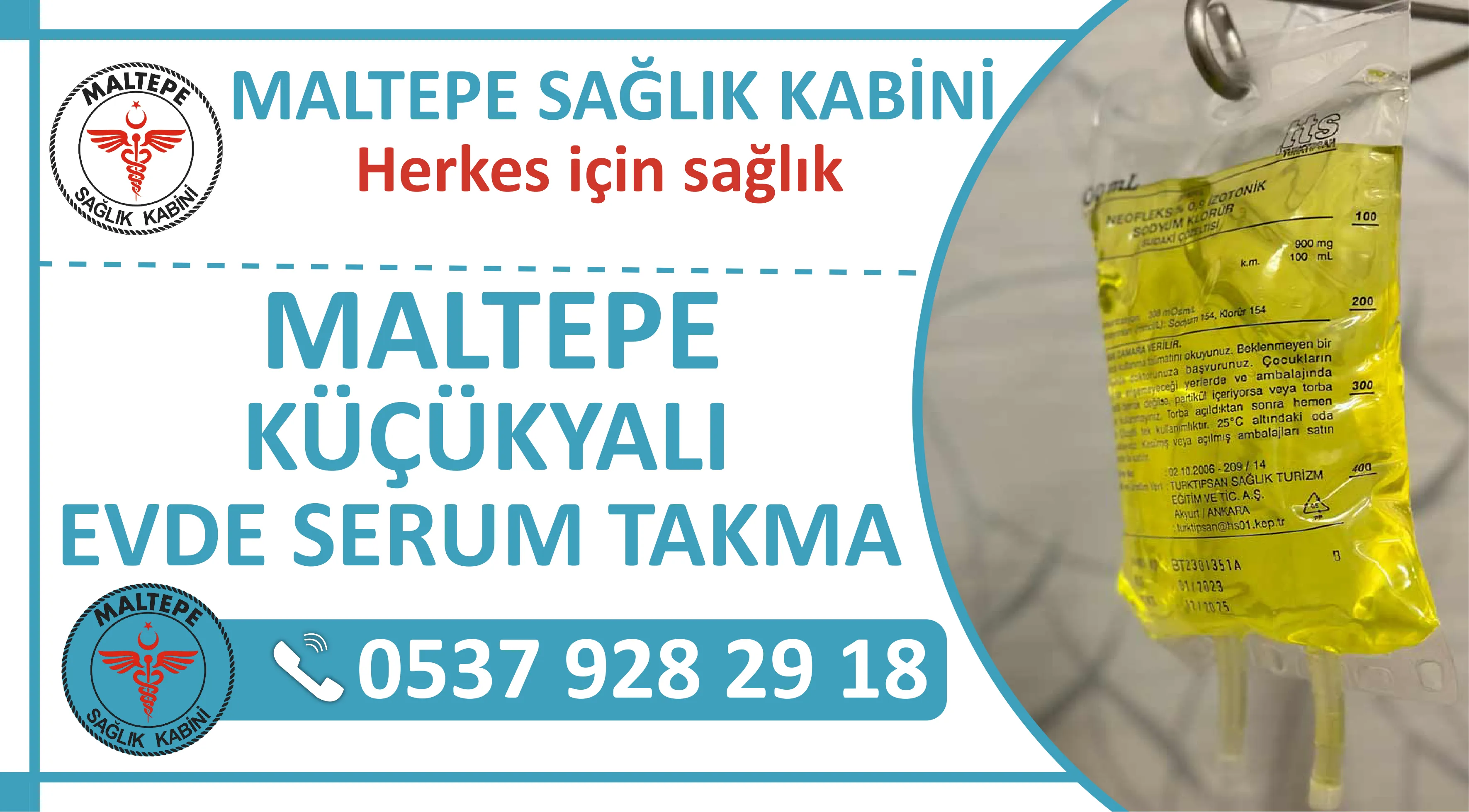 Maltepe Küçükyalı Mahallesi Evde Serum Takma Hizmeti