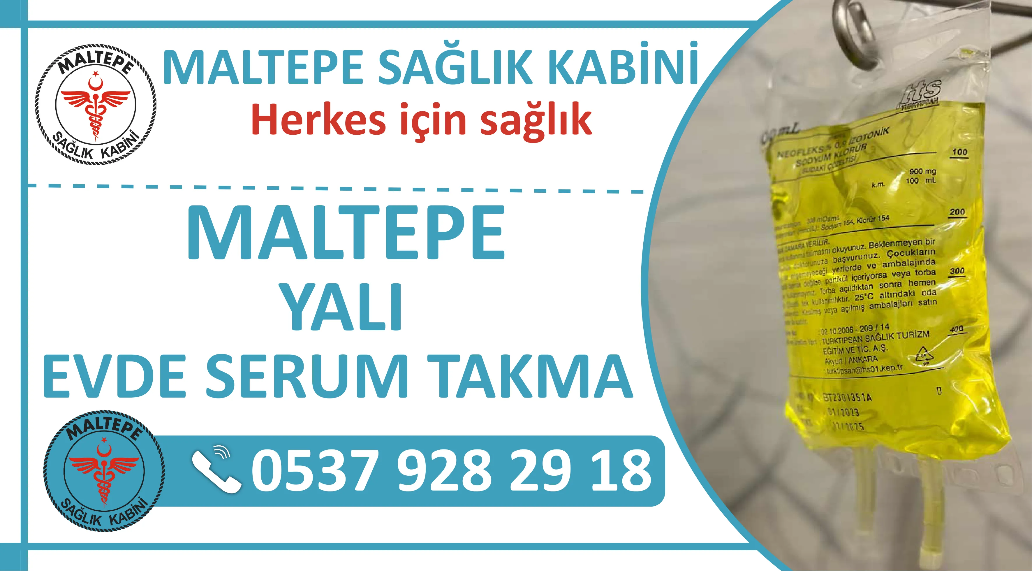 Maltepe Yalı Mahallesi Evde Serum Takma Hizmeti