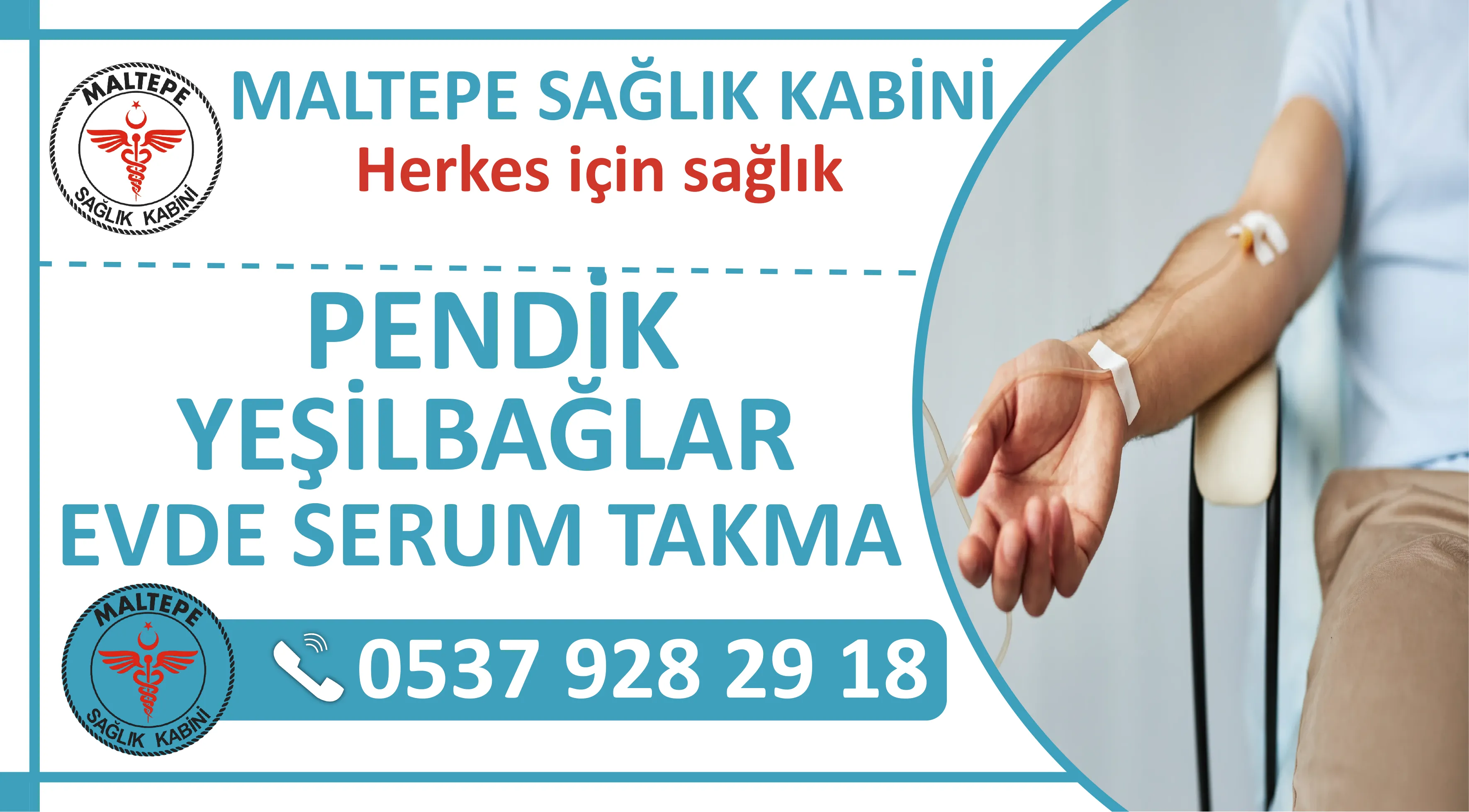 Pendik Yeşilbağlar Mahallesi Evde Serum Takma Hizmeti