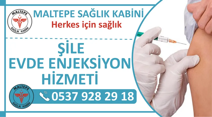 Şile Evde Enjeksiyon Hizmeti ve Şile Evde iğne hizmeti veren hemşire