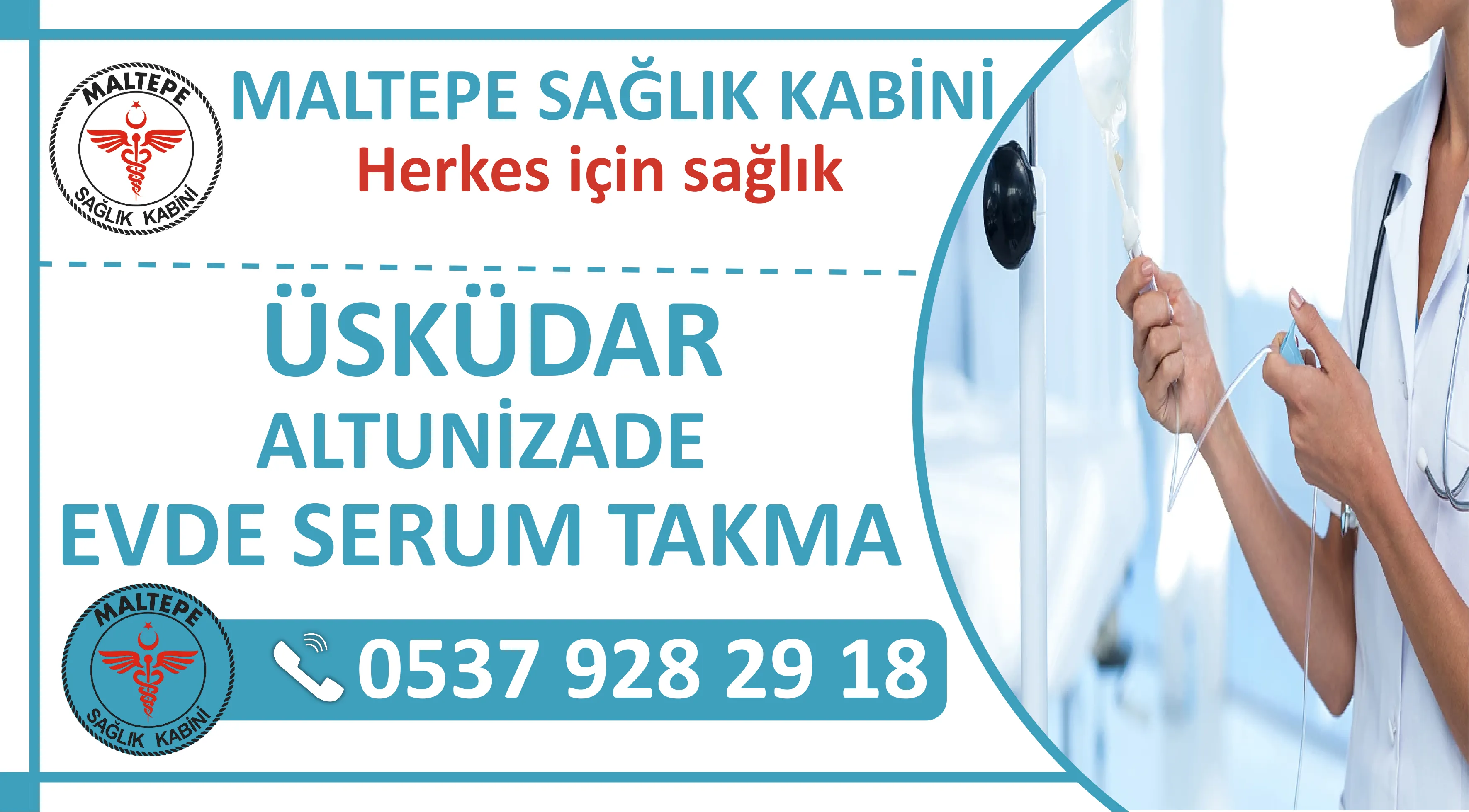 Üsküdar Altunizade Mahallesi Evde Serum Takma Hizmeti